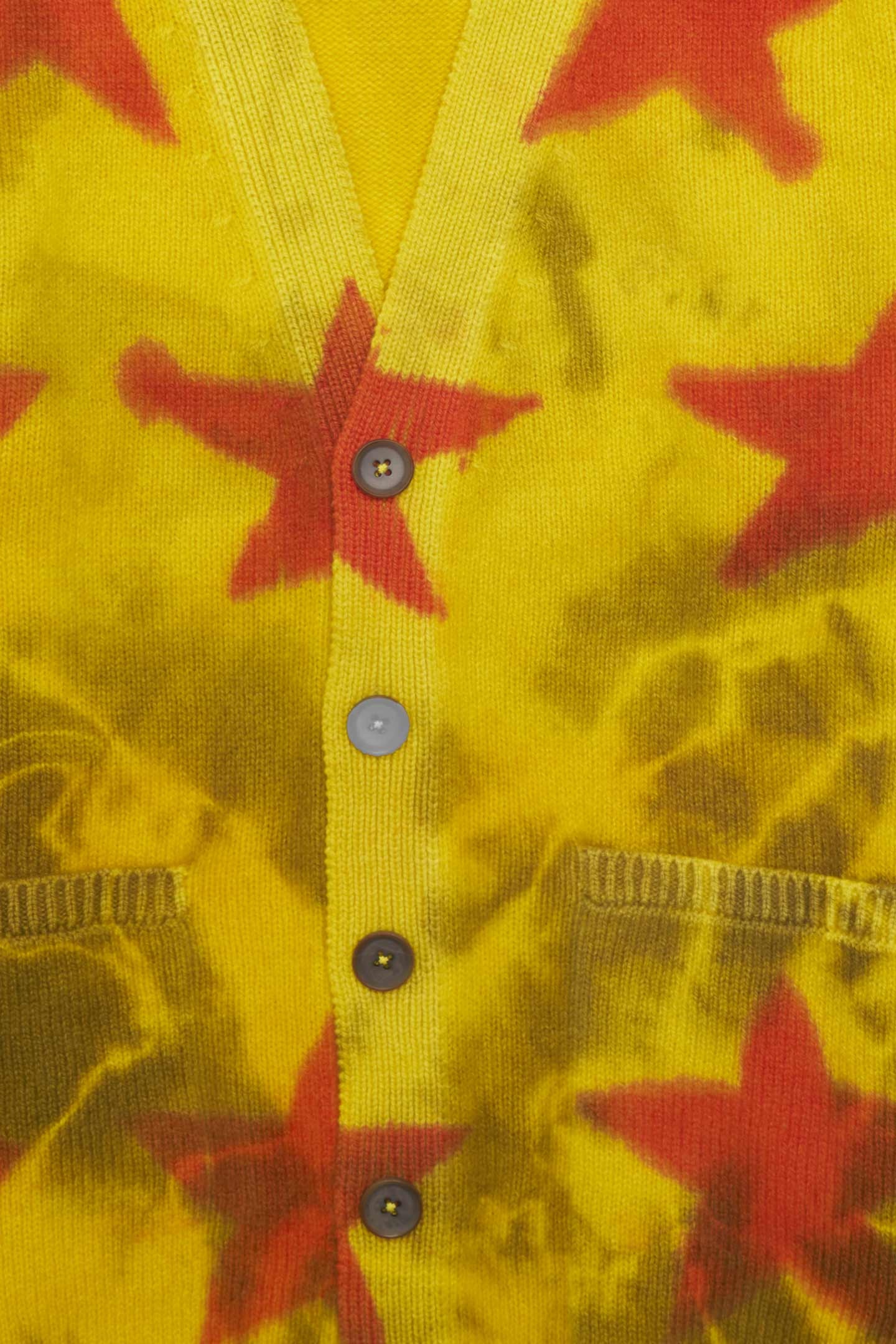 STAR SPRAYED CARDIGAN - 2
