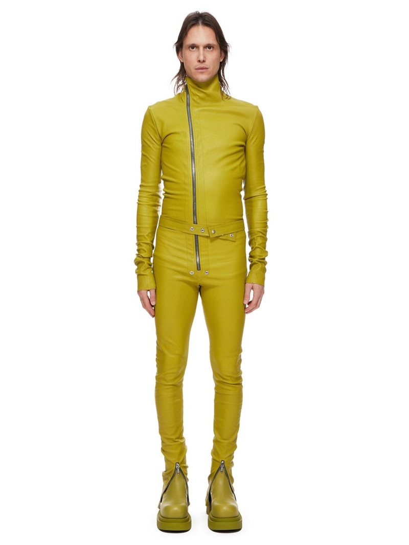 Green Gary Leather Jumpsuit 1
