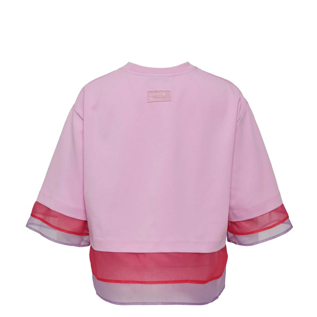 Two Colour Mesh Tee - 2