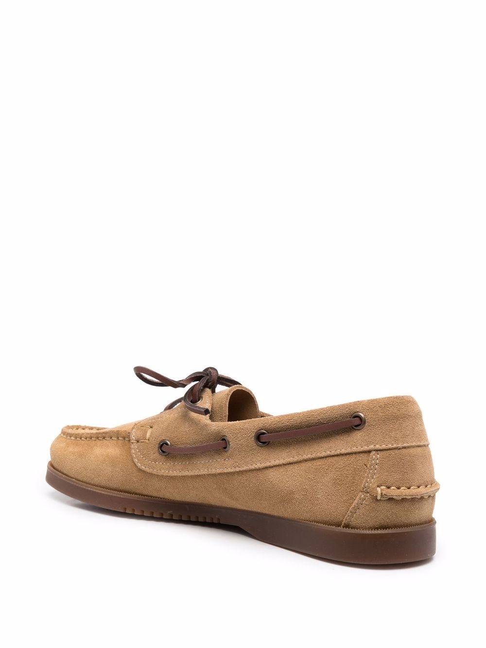 lace-up boat shoes - 3