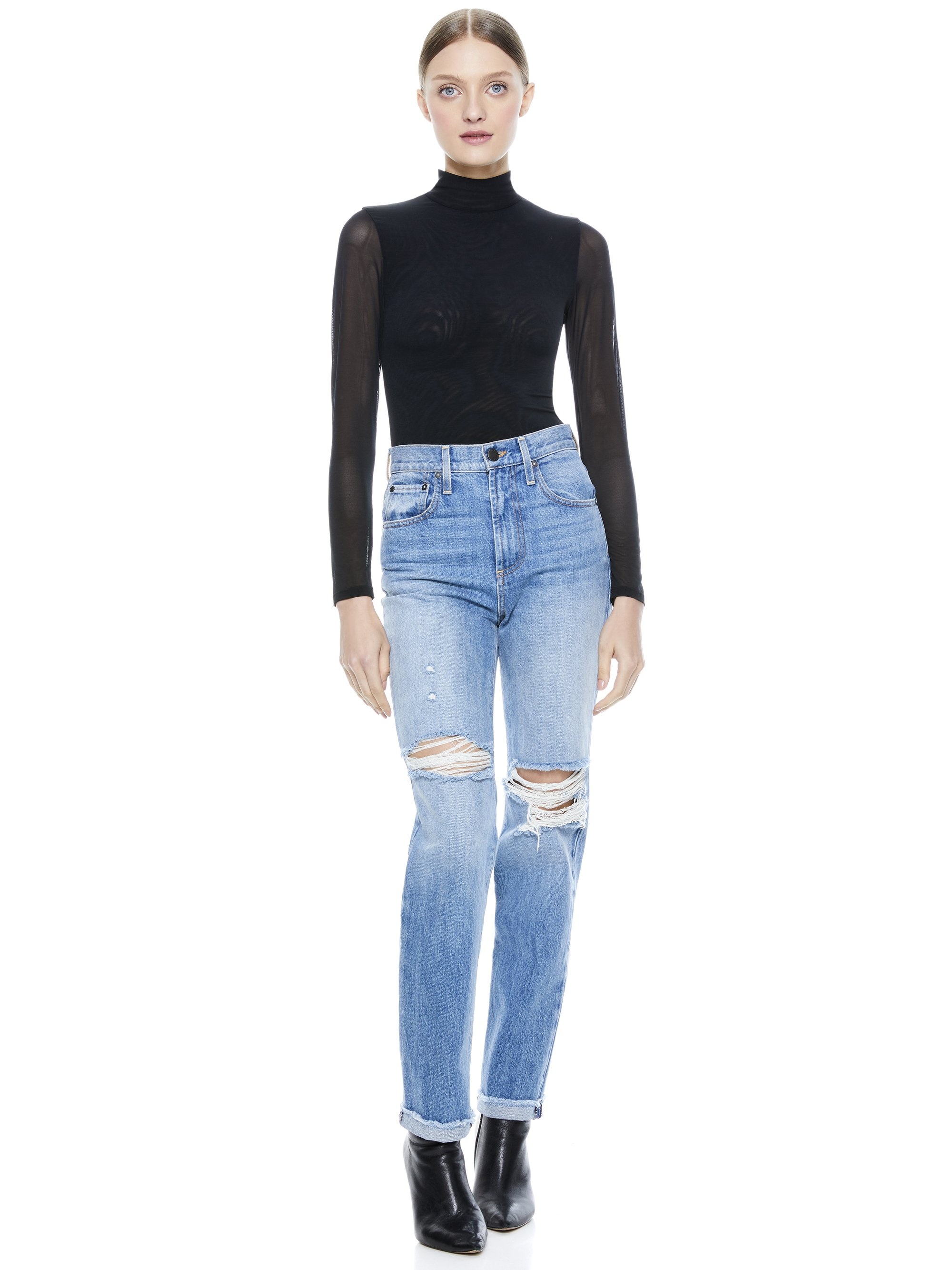 CLARINDA TURTLENECK BODYSUIT - 4