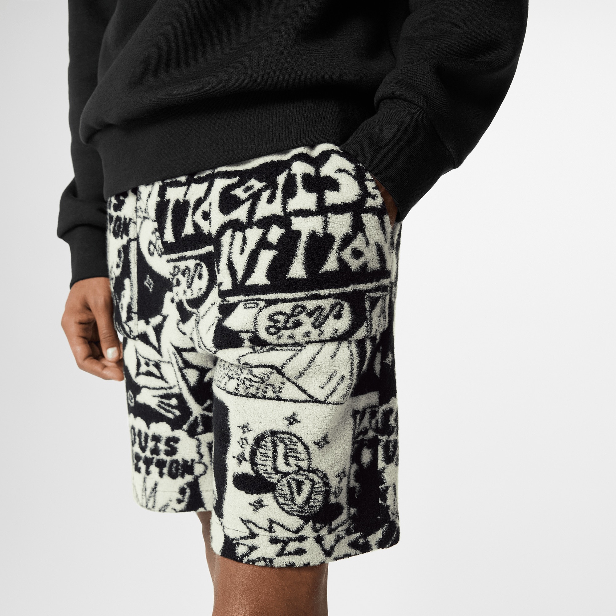 LV Comics Fleece Short - 4