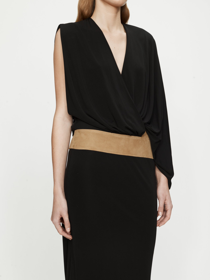 Contour Suede Swaddled Dress 3
