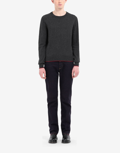 Maison Margiela Elbow patch sweater outlook