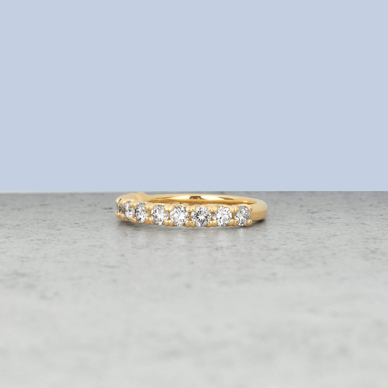 Stephanie LAB-Created Diamond Eternity Band 6