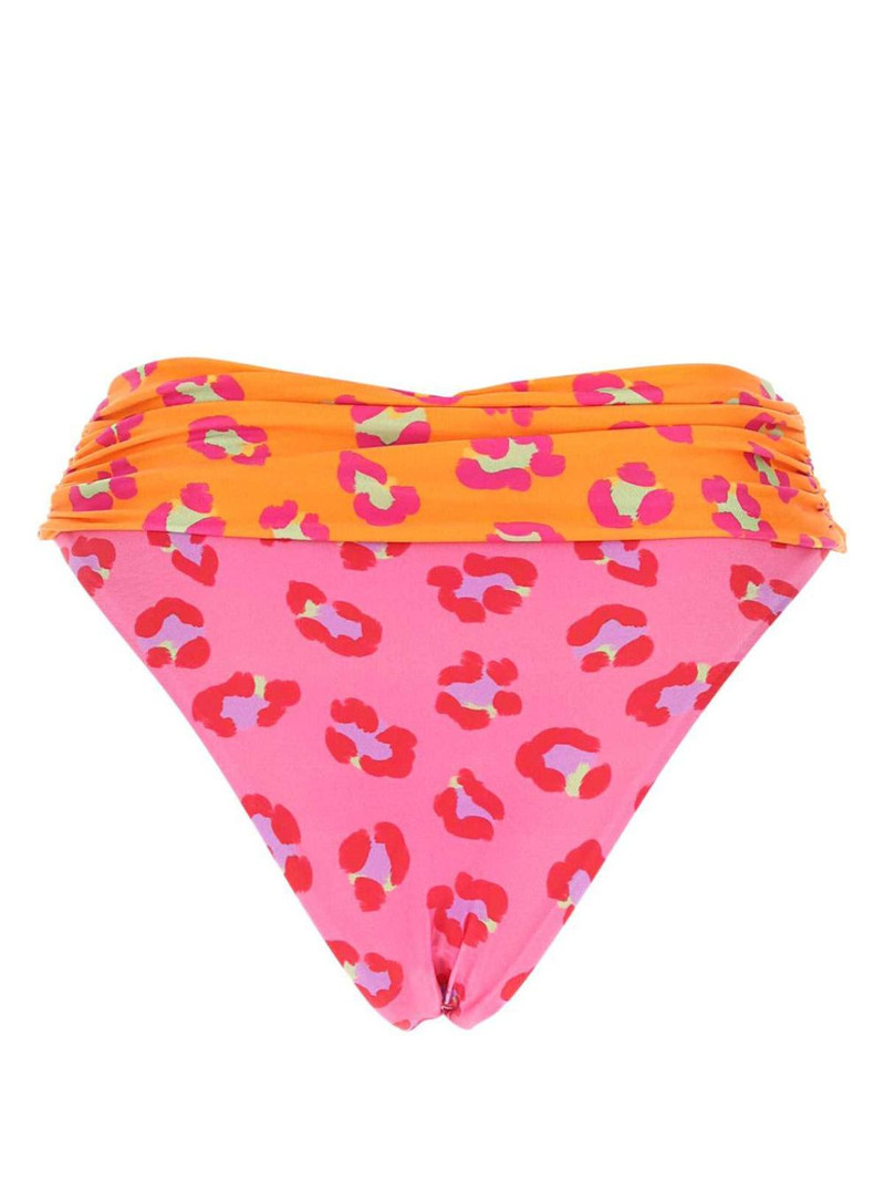FARM RIO animal print stretch bikini bottoms outlook