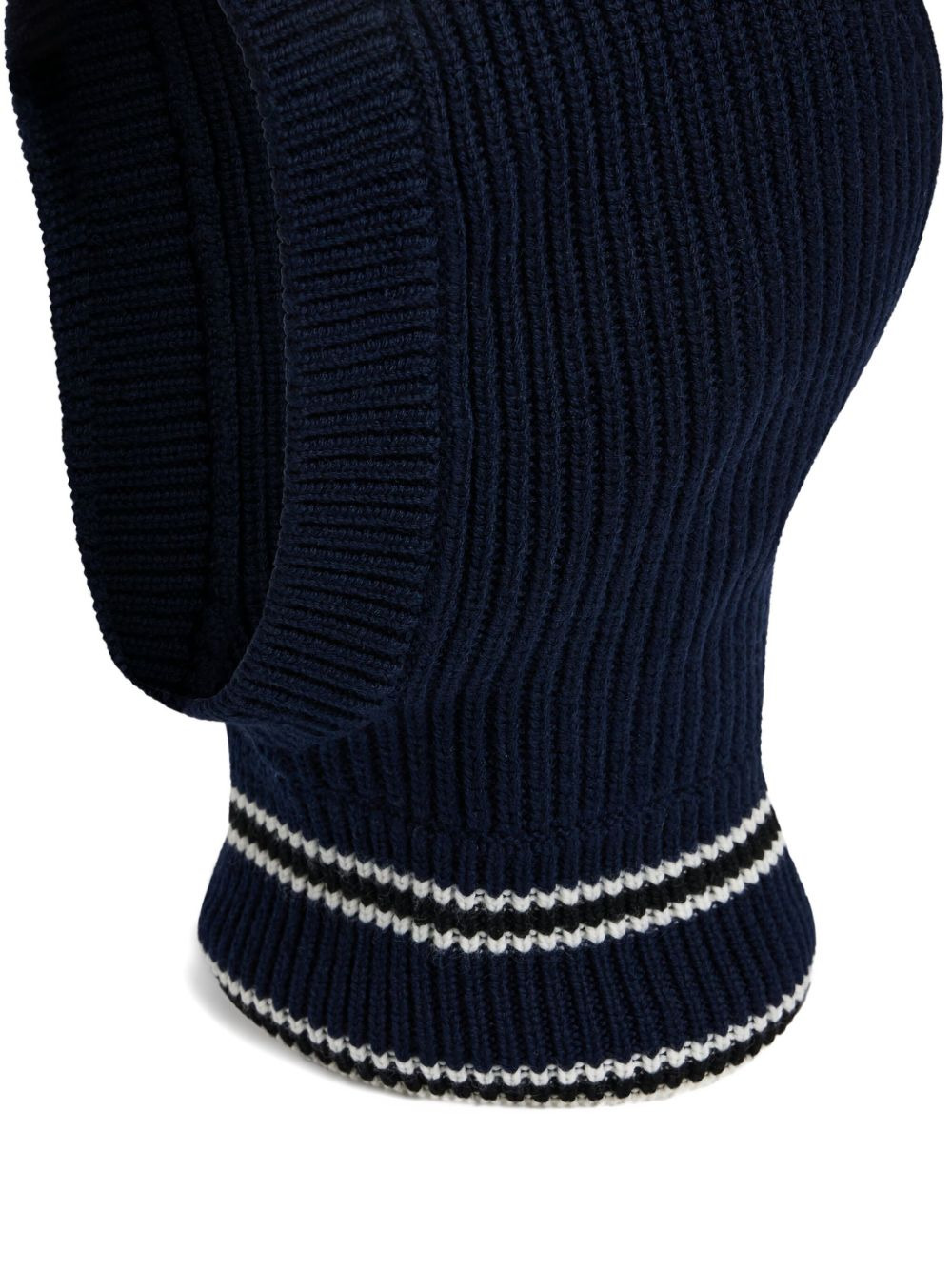 ribbed wool balaclava - 3
