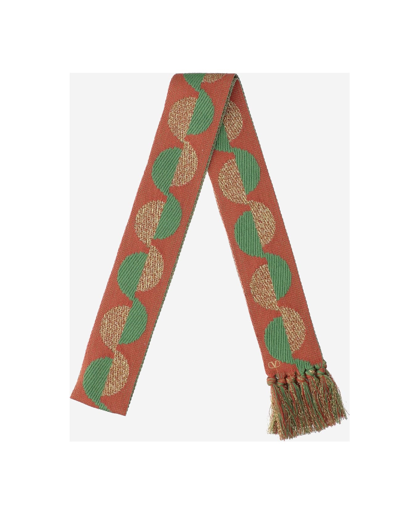 Antibes Cotton And Lurex Scarf - 3