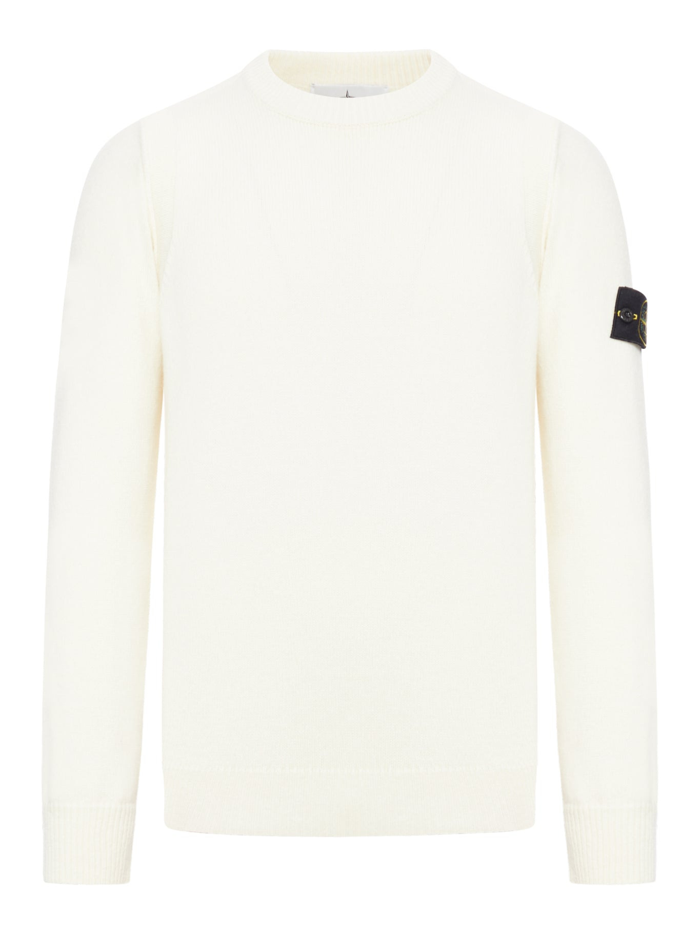 MELANGE EFFECT SWEATER WITH COMPASS LOGO - 2