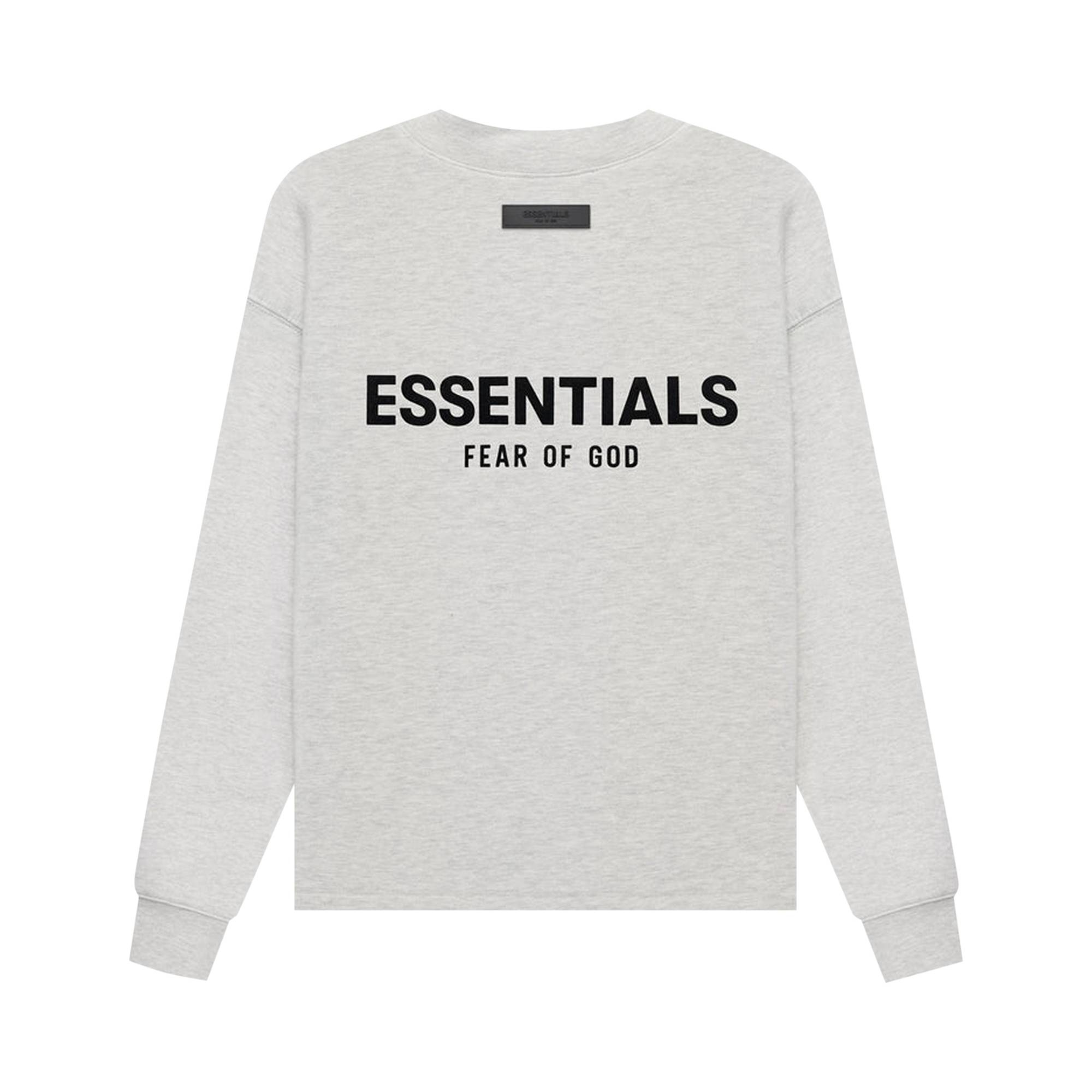 Fear of God Essentials Relaxed Crewneck 'Light Oatmeal' - 2