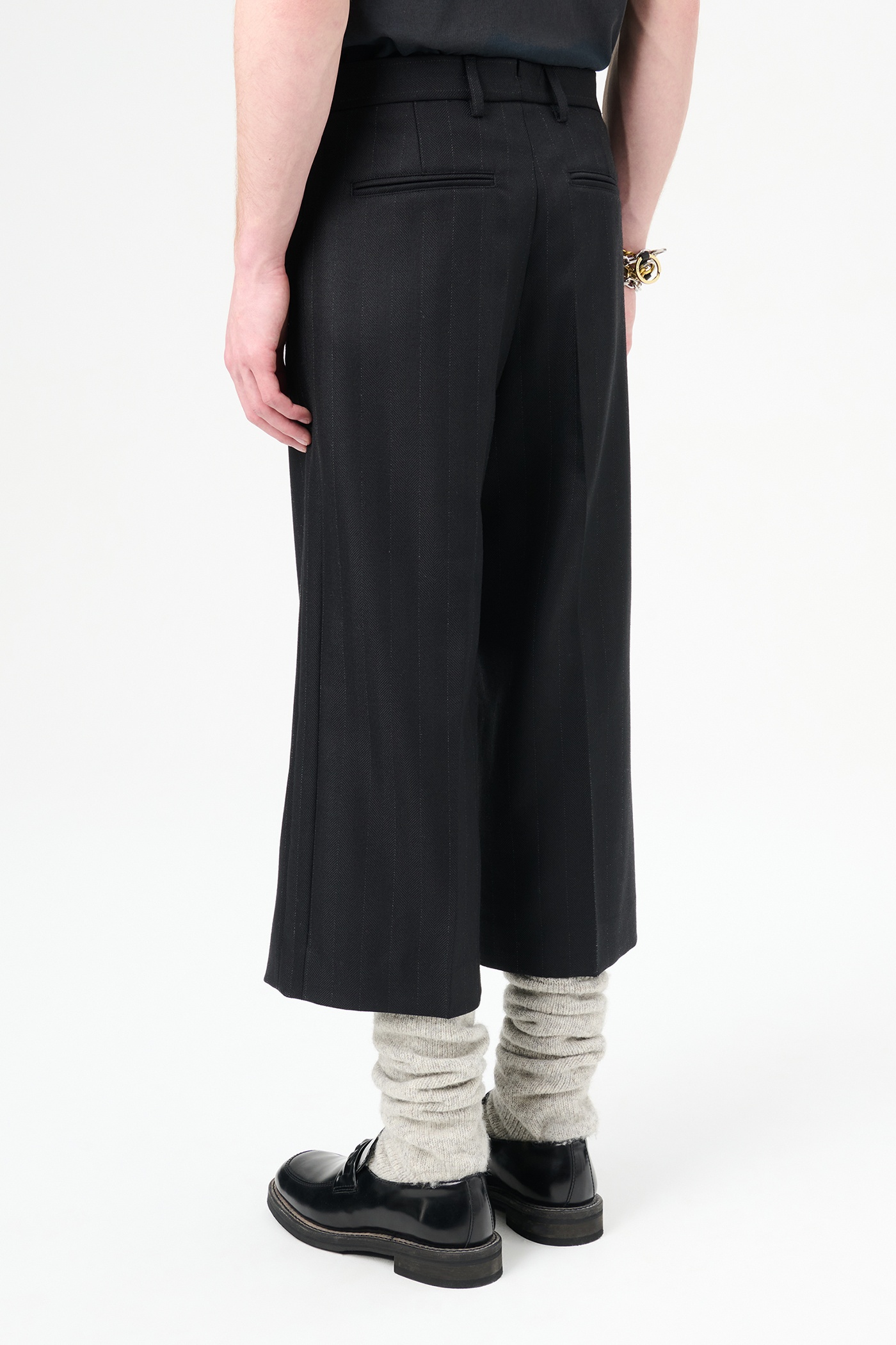 Tuxedo Capri Maitre D Black Wool - 4