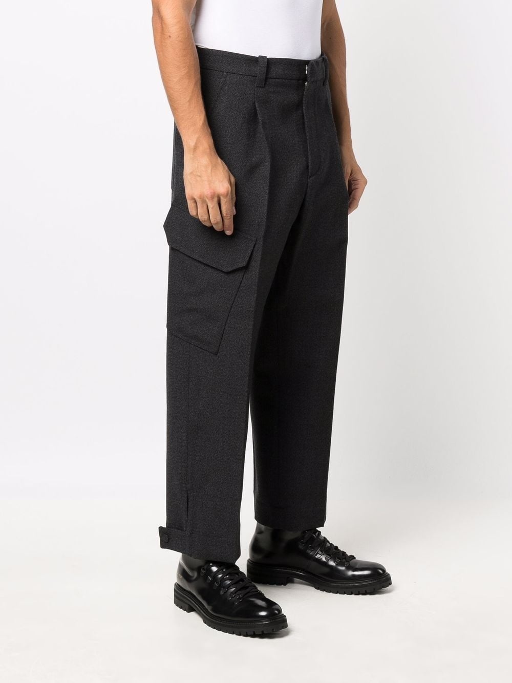 straight-leg tailored trousers - 3