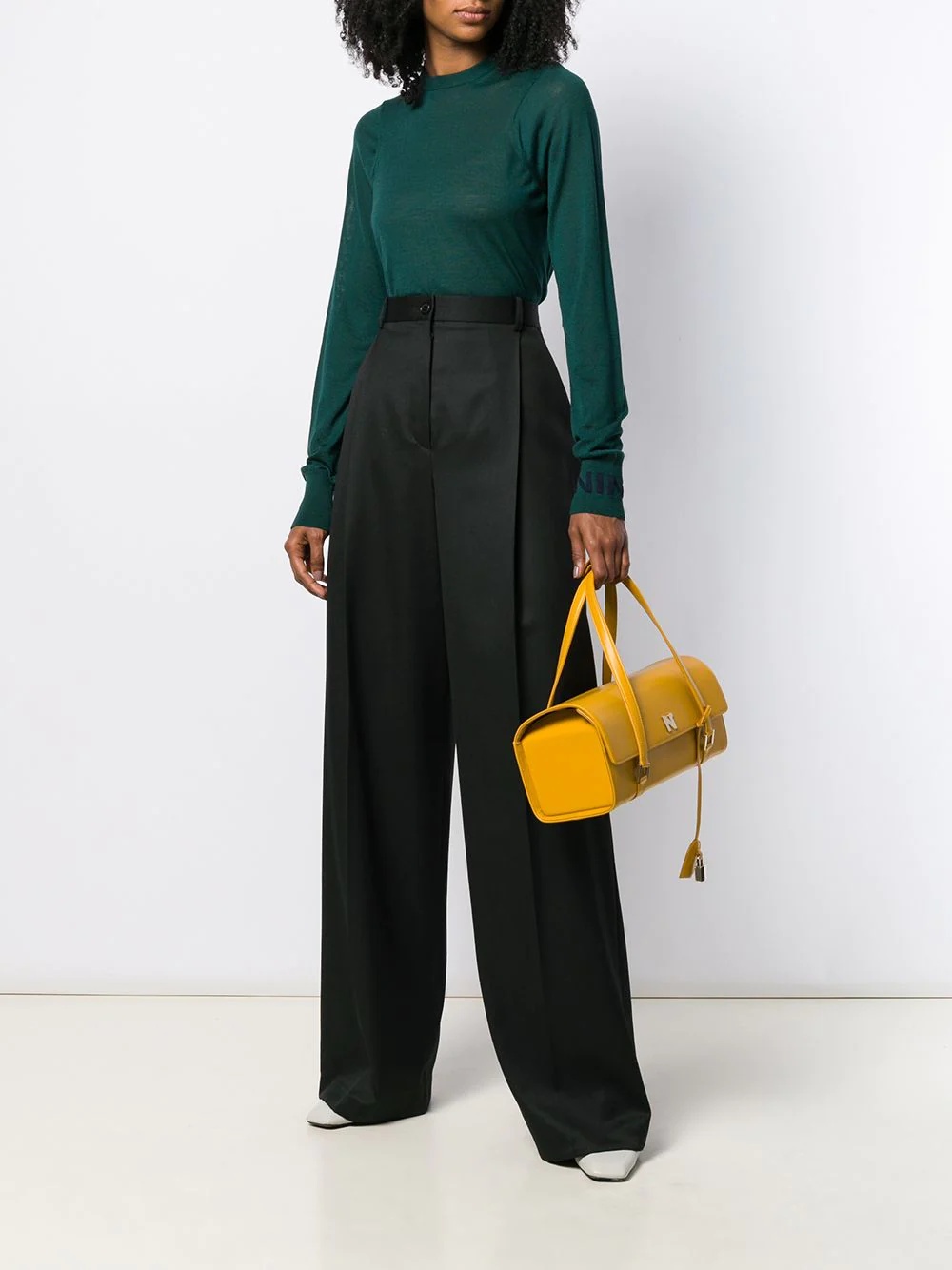 long wide-leg trousers - 2