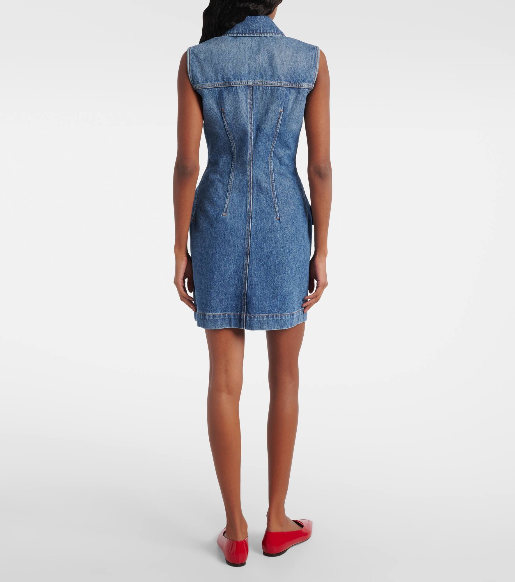 Carabo denim minidress - 3