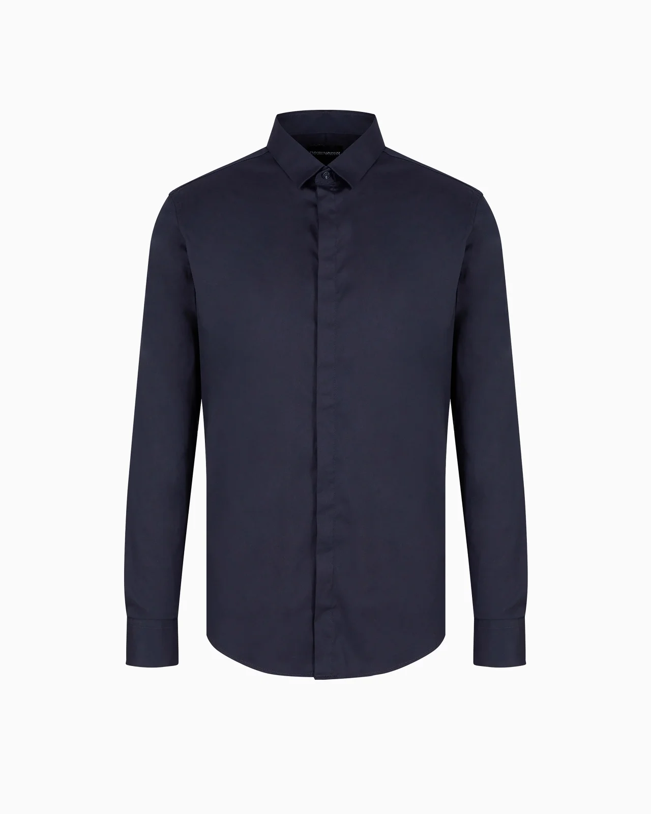 Lightweight comfortable satin slim-fit shirt - 1