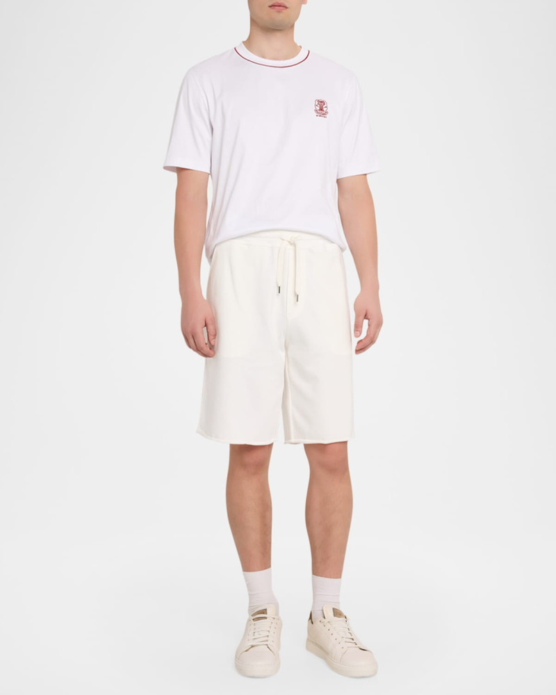 Brunello Cucinelli Men & apos;s Cotton-Blend Drawstring Bermuda Shorts outlook