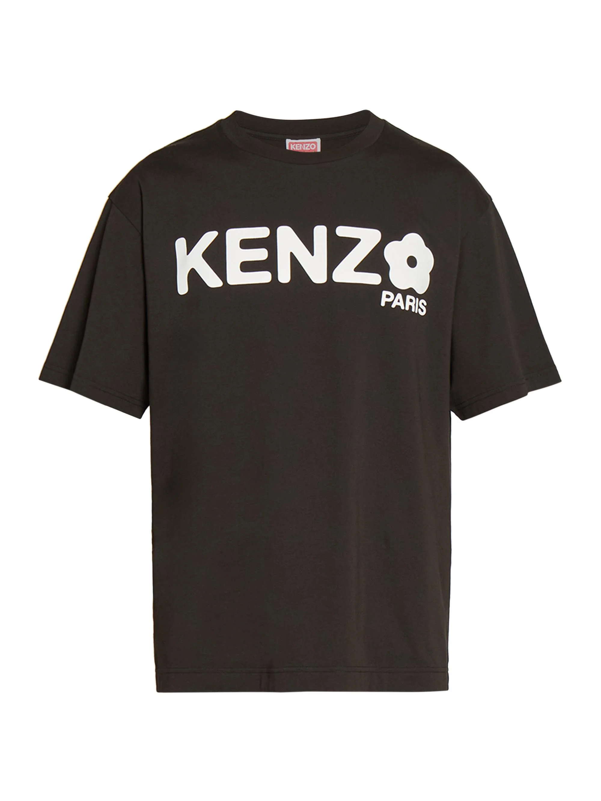 Men's Boke 2.0 Logo Cotton Oversized T-Shirt - Black - 1
