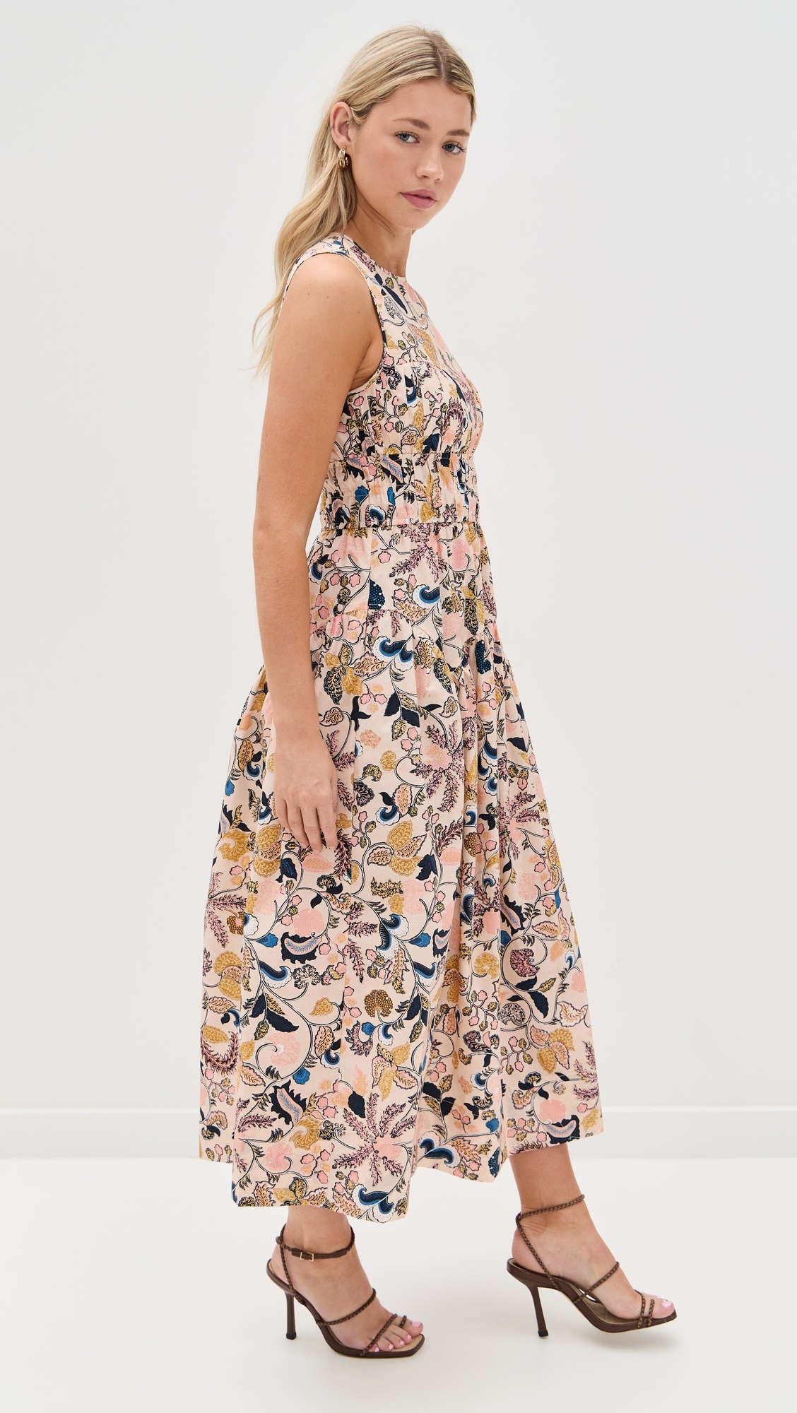 Elenora Sleeveless Midi Dress - 3