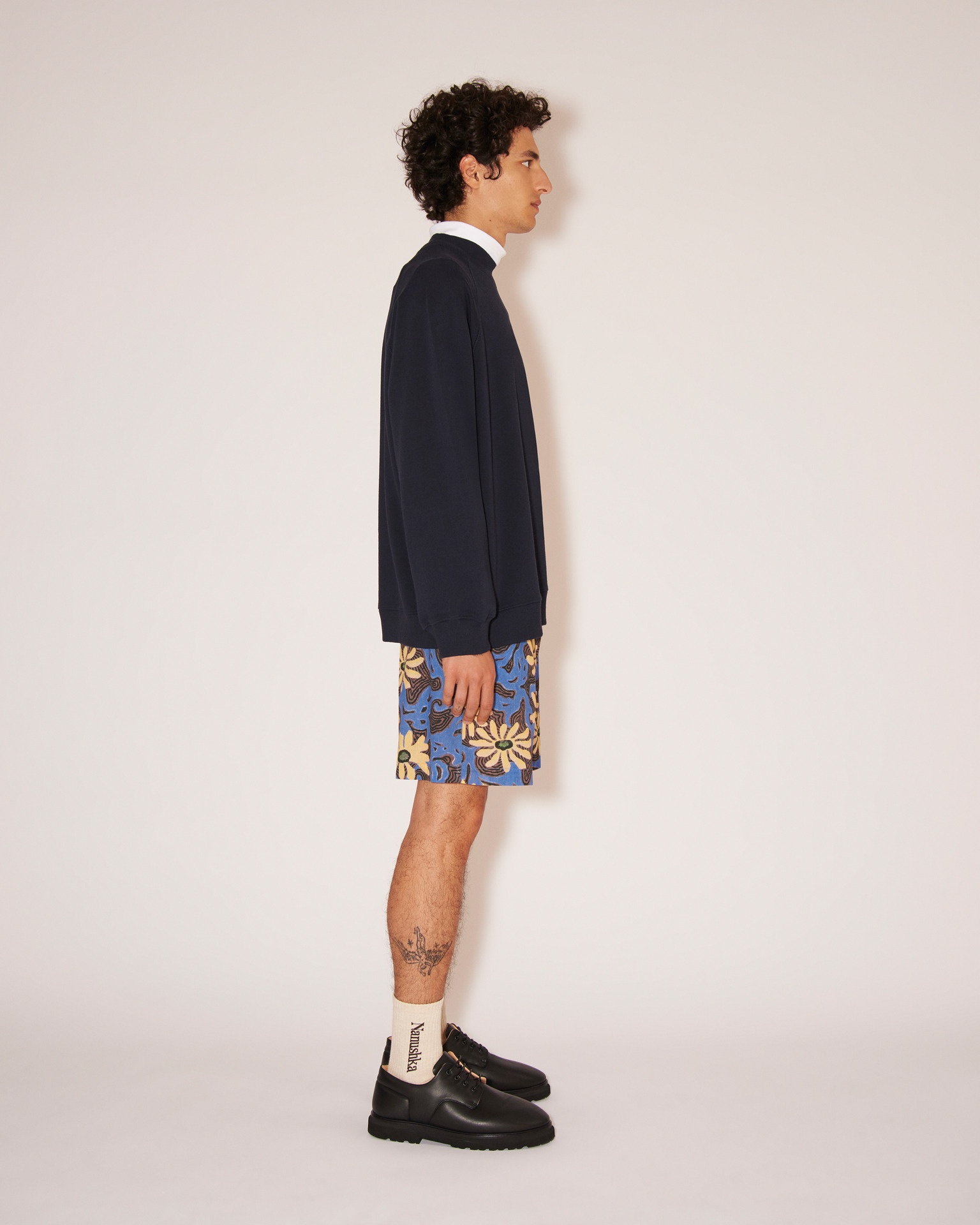 JAY - Cashmere-blend jumper  - Navy - 3