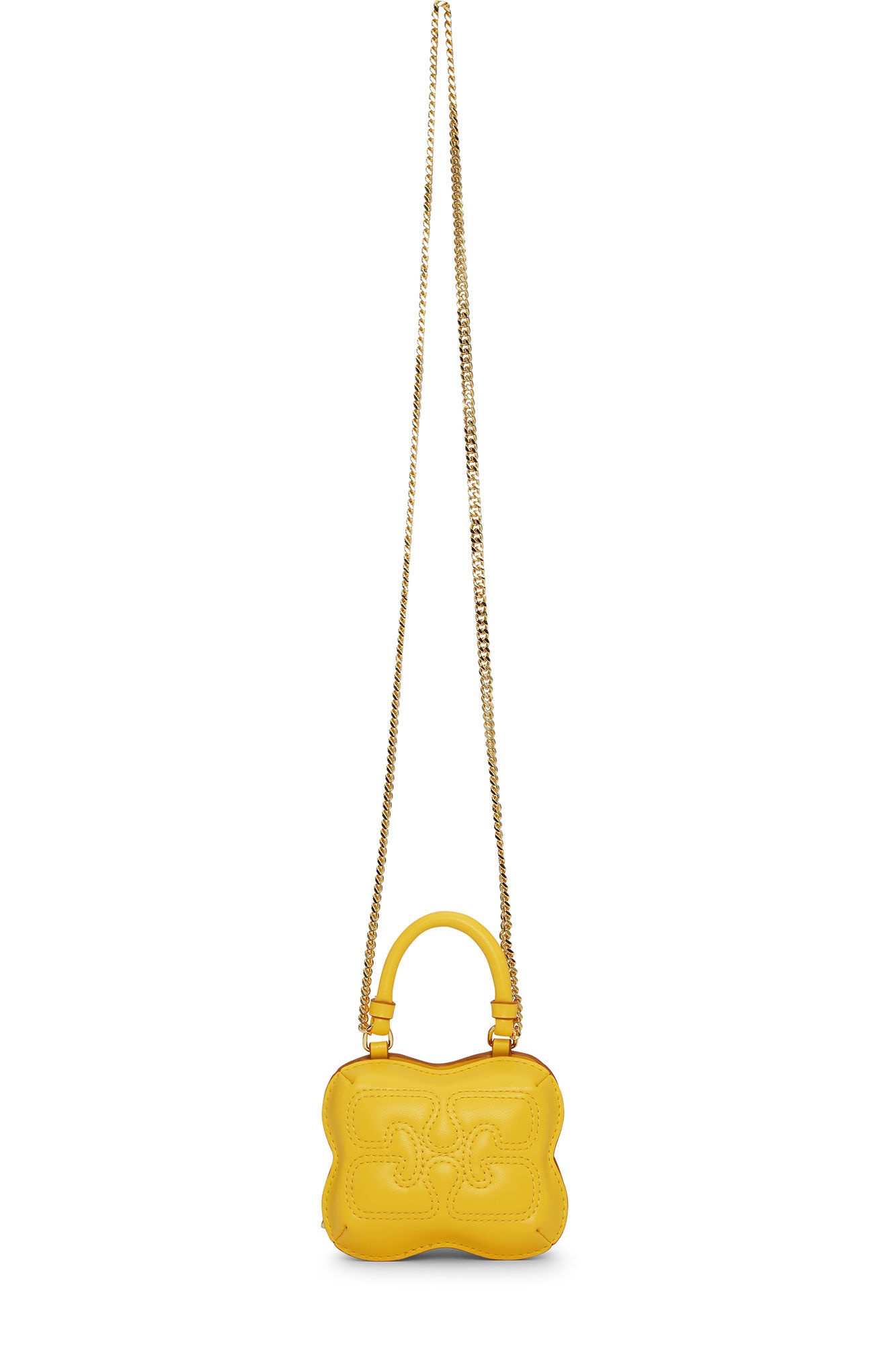 YELLOW NANO BUTTERFLY CROSSBODY BAG - 1