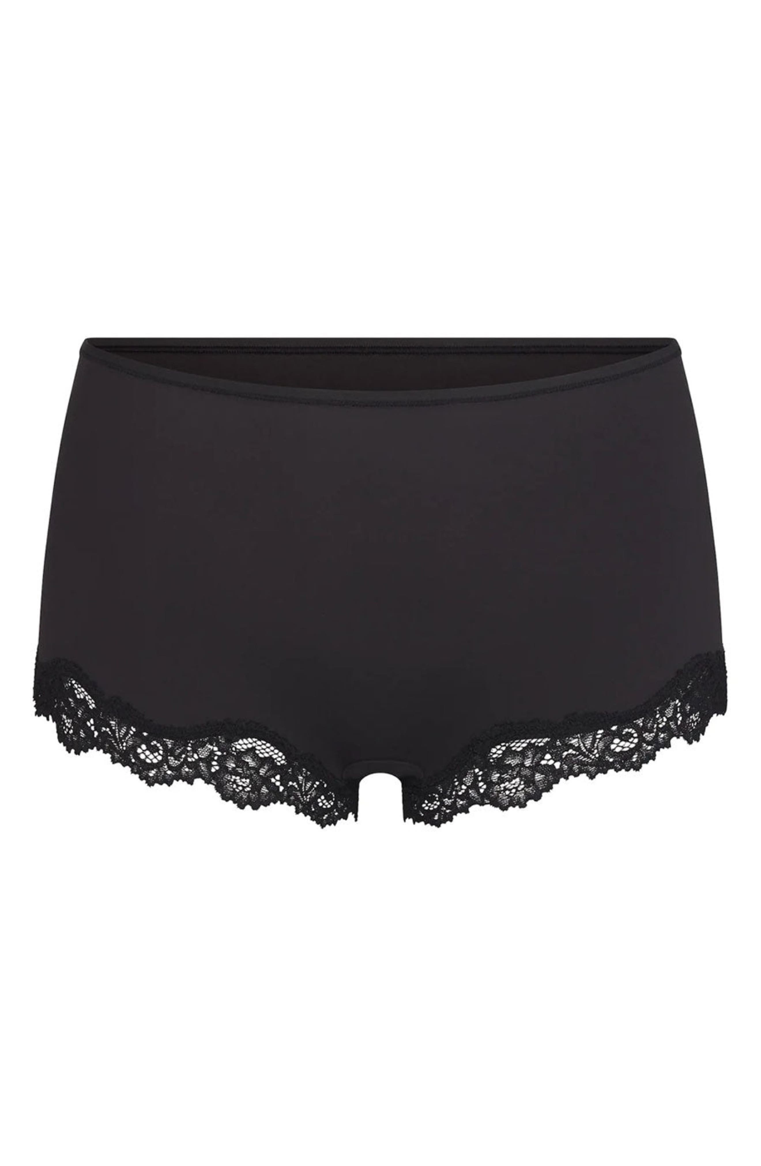 SKIMS Fits Everybody Lace Boy Short in Onyx at Nordstrom - 4