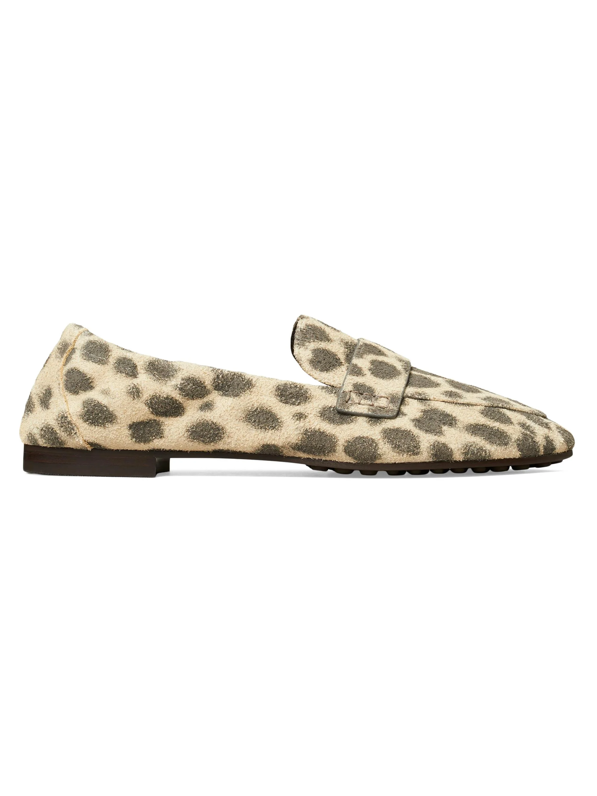 Women's Cheetah-Print Suede Ballet Loafers - Cheetah Spots - 1