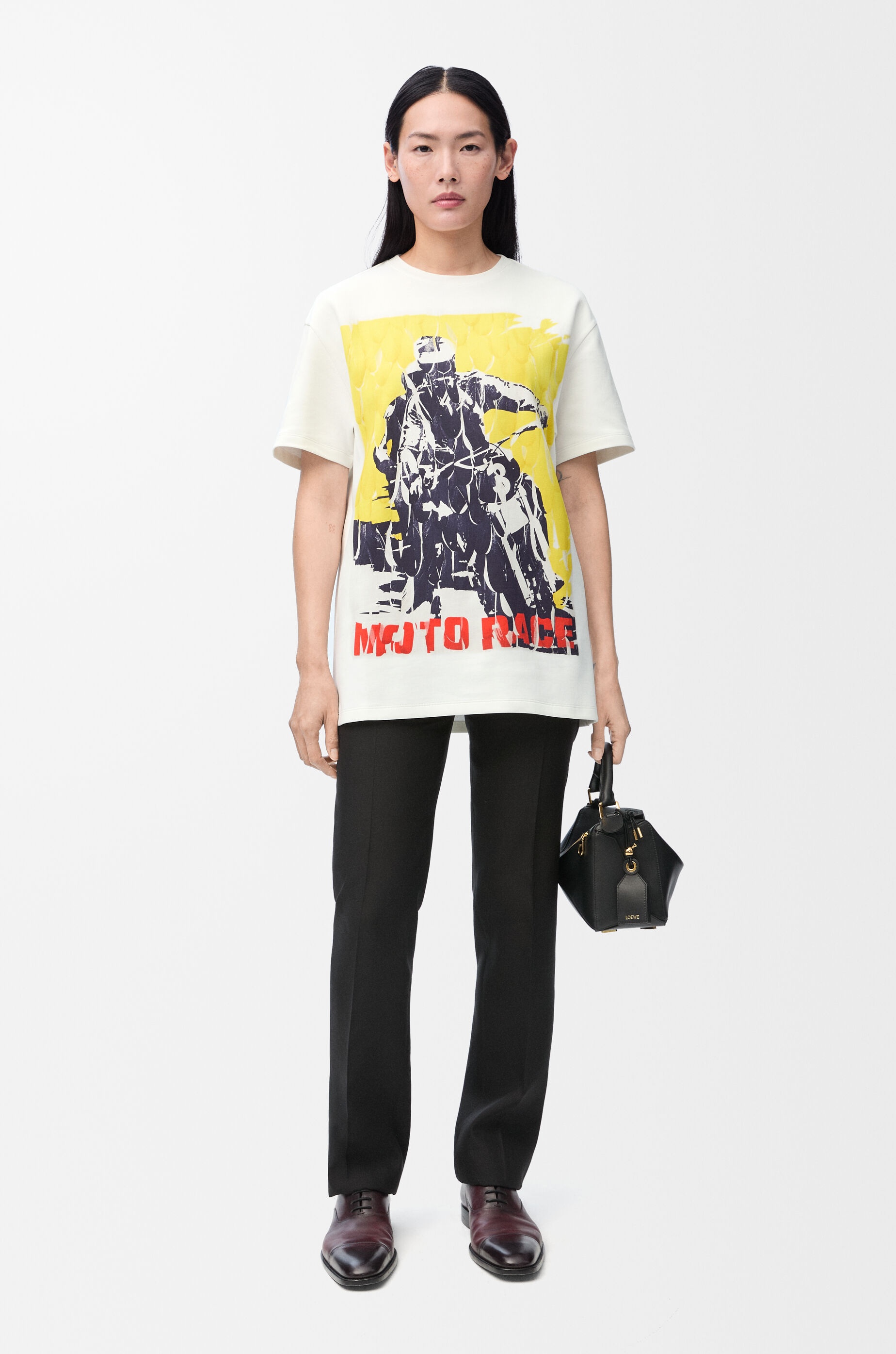 Relaxed fit t-shirt in cotton blend - 2