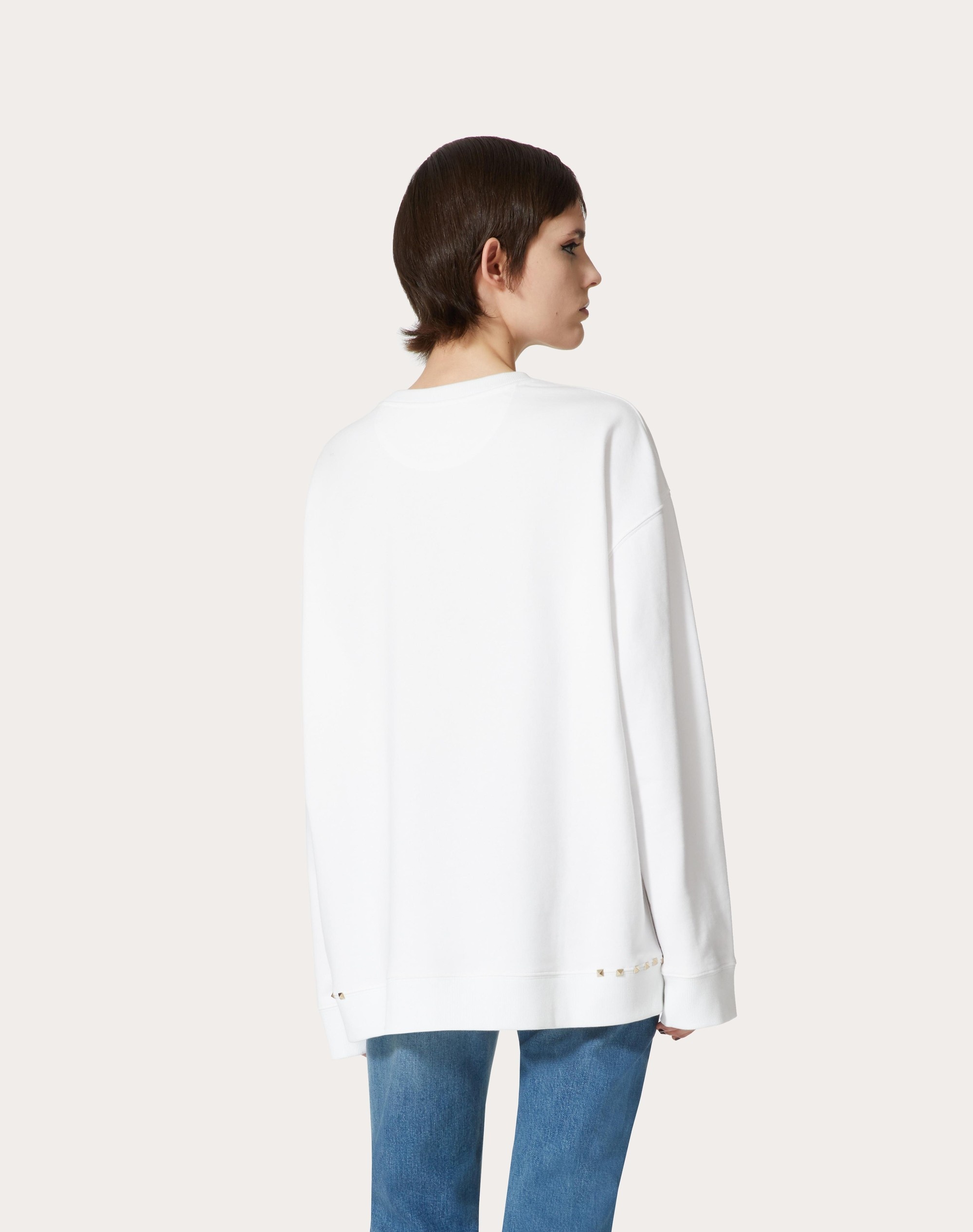 VALENTINO GARAVANI ROCKSTUD PET CUSTOMISABLE UNISEX CREWNECK SWEATSHIRT - 6