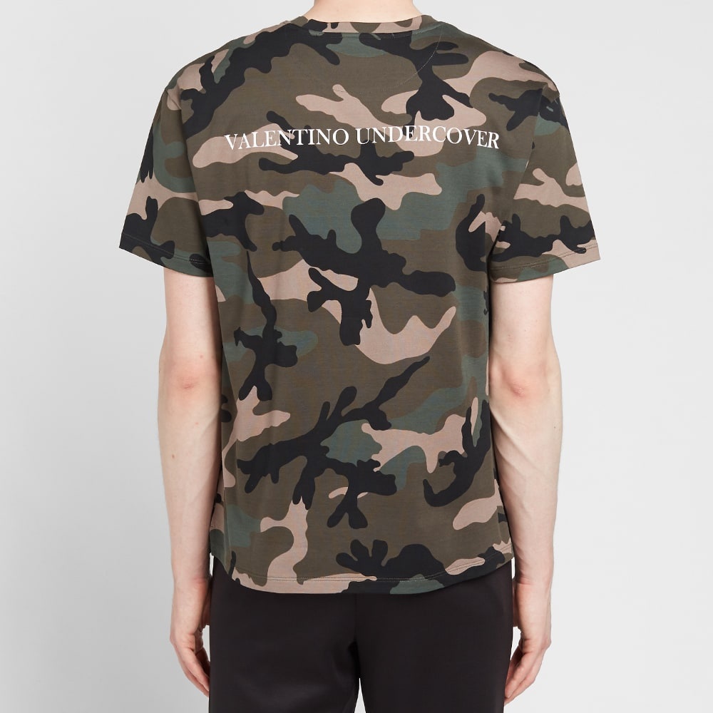 Valentino x Undercover Camo UFO Face Tee - 5