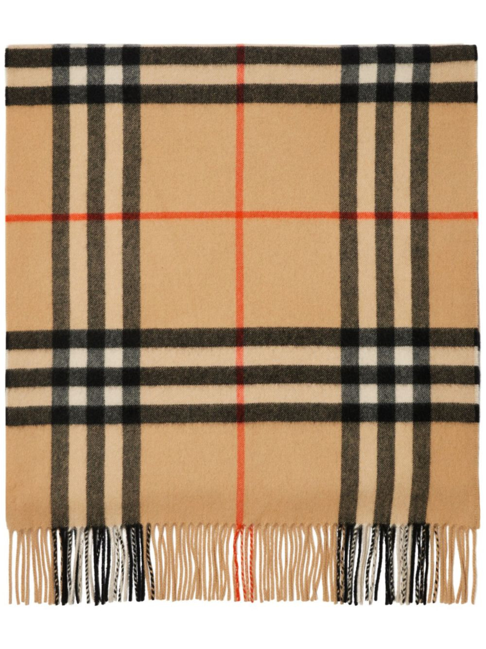 Burberry Men Check Print Scarf - 1