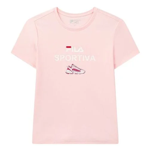 (WMNS) FILA ADE Short Sleeve Pink T-Shirt F11W028158F-PK - 1