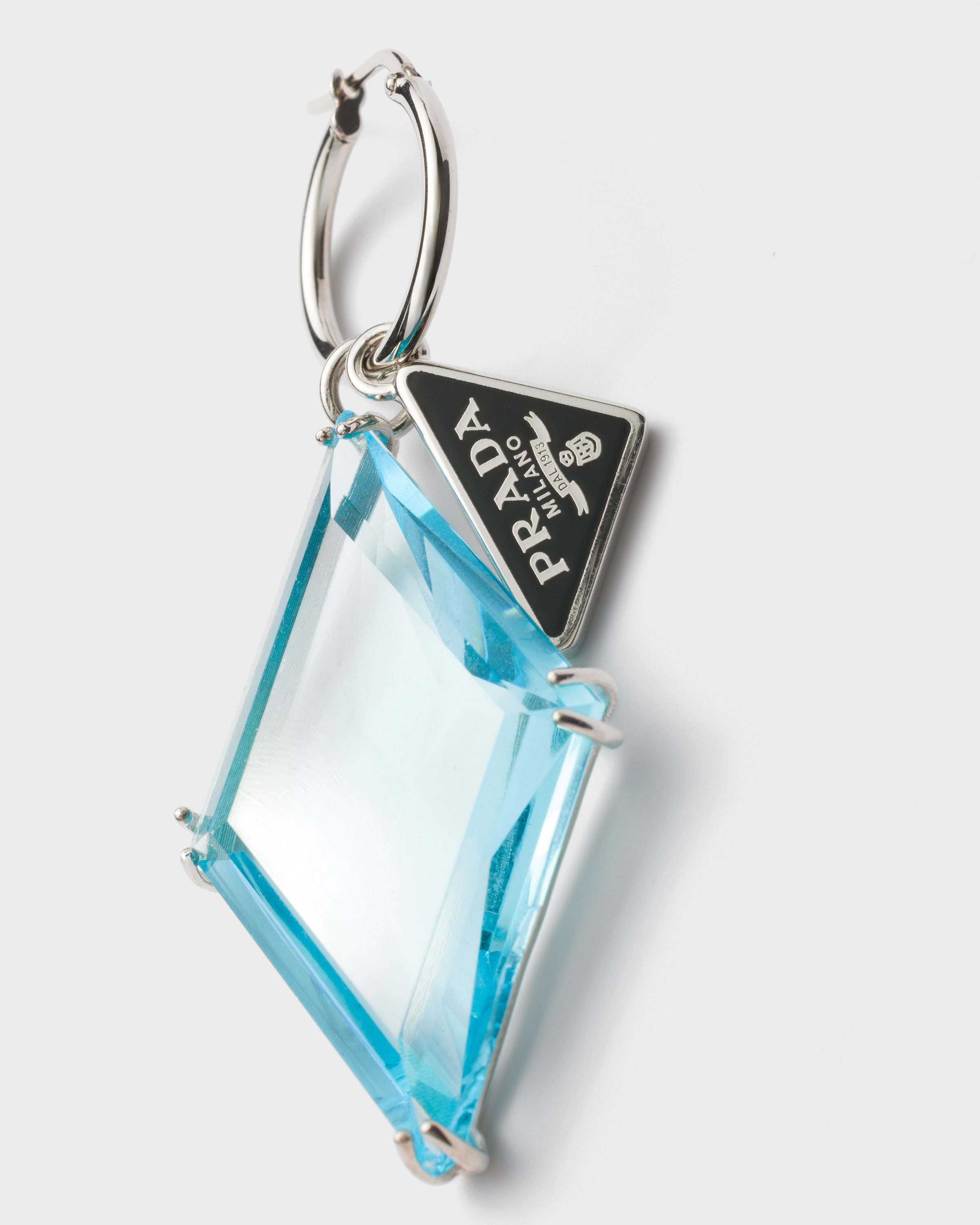 Metal and glass earrings - 3