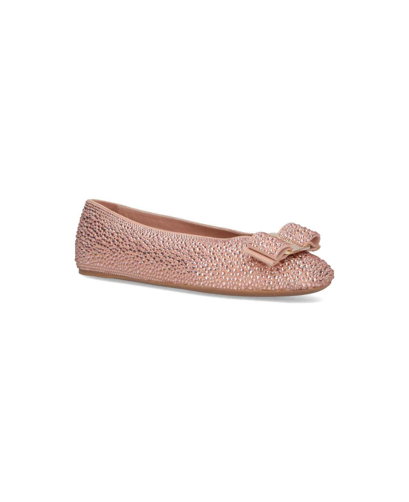 Ballet Flats With Rhinestones - 2
