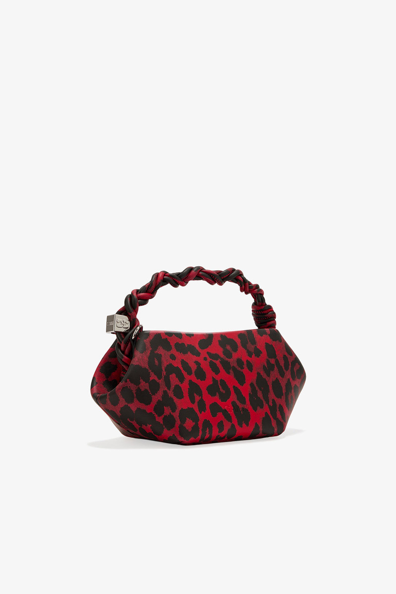 GANNI RED LEOPARD MINI GANNI BOU BAG outlook