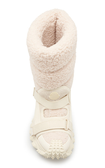 Moncler Trailgrip Eco-Shearling Ankle Boots ivory outlook