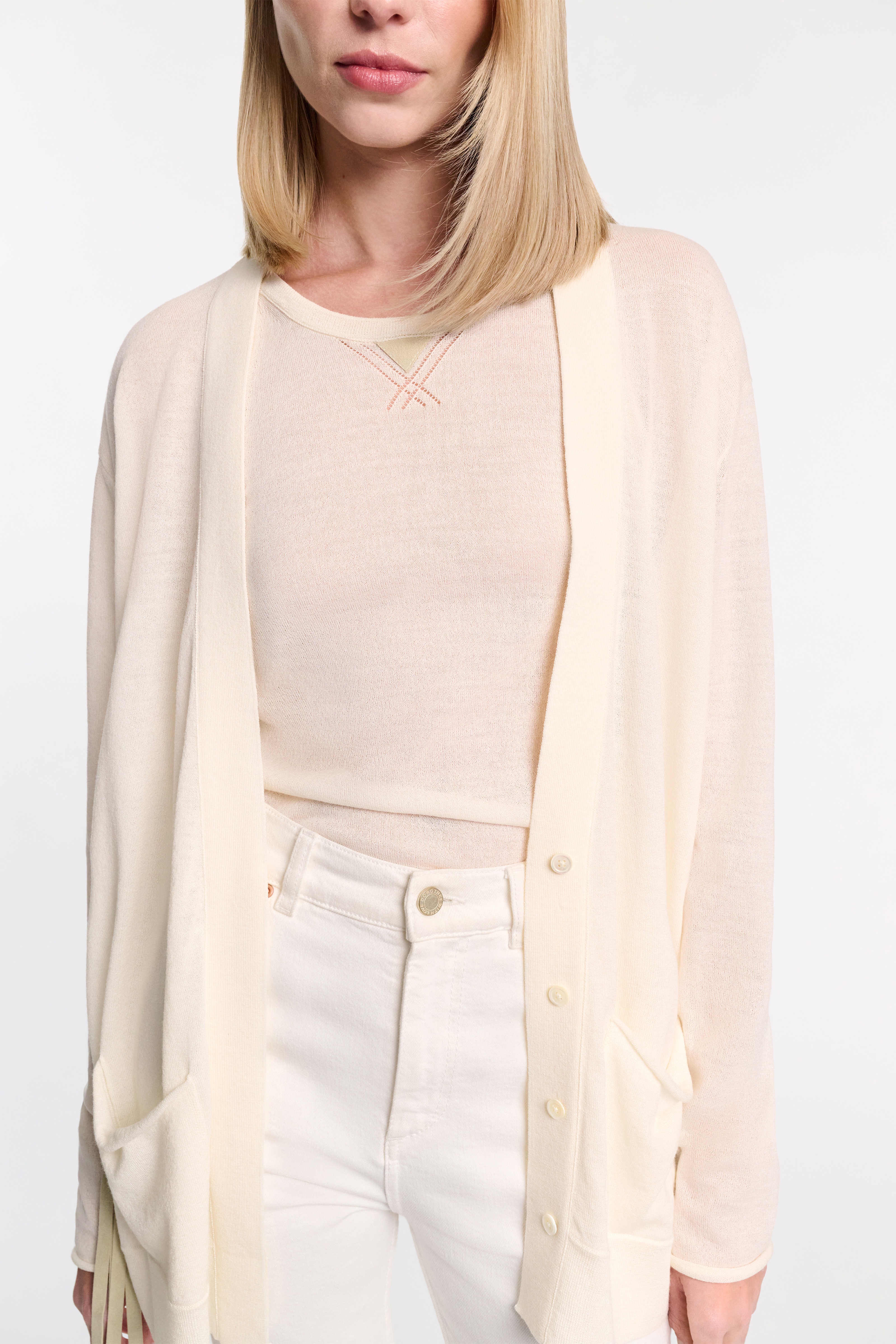 REFINED ESSENTIALS cardigan - 4
