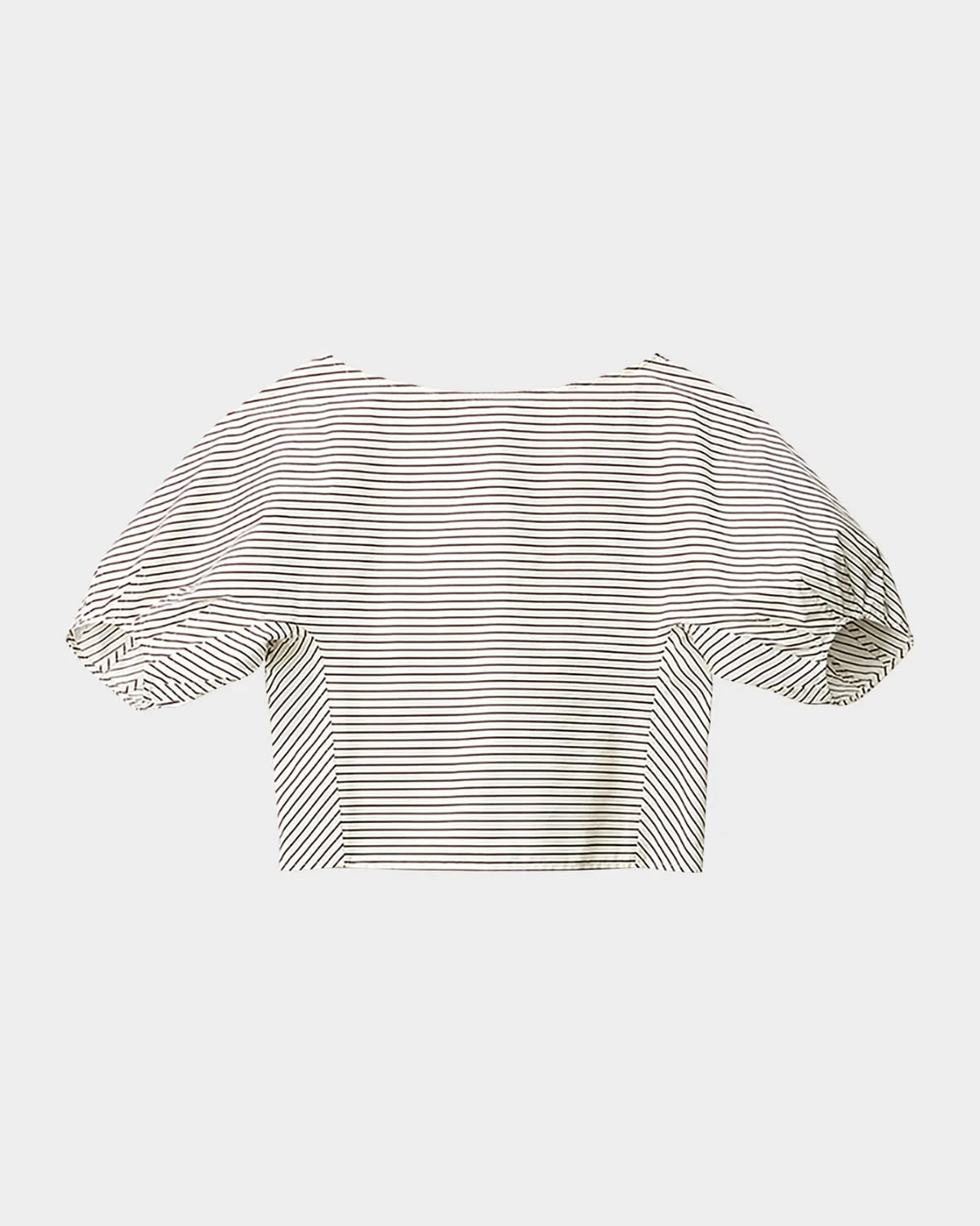 Didi Striped Puff-Sleeve Top - 1