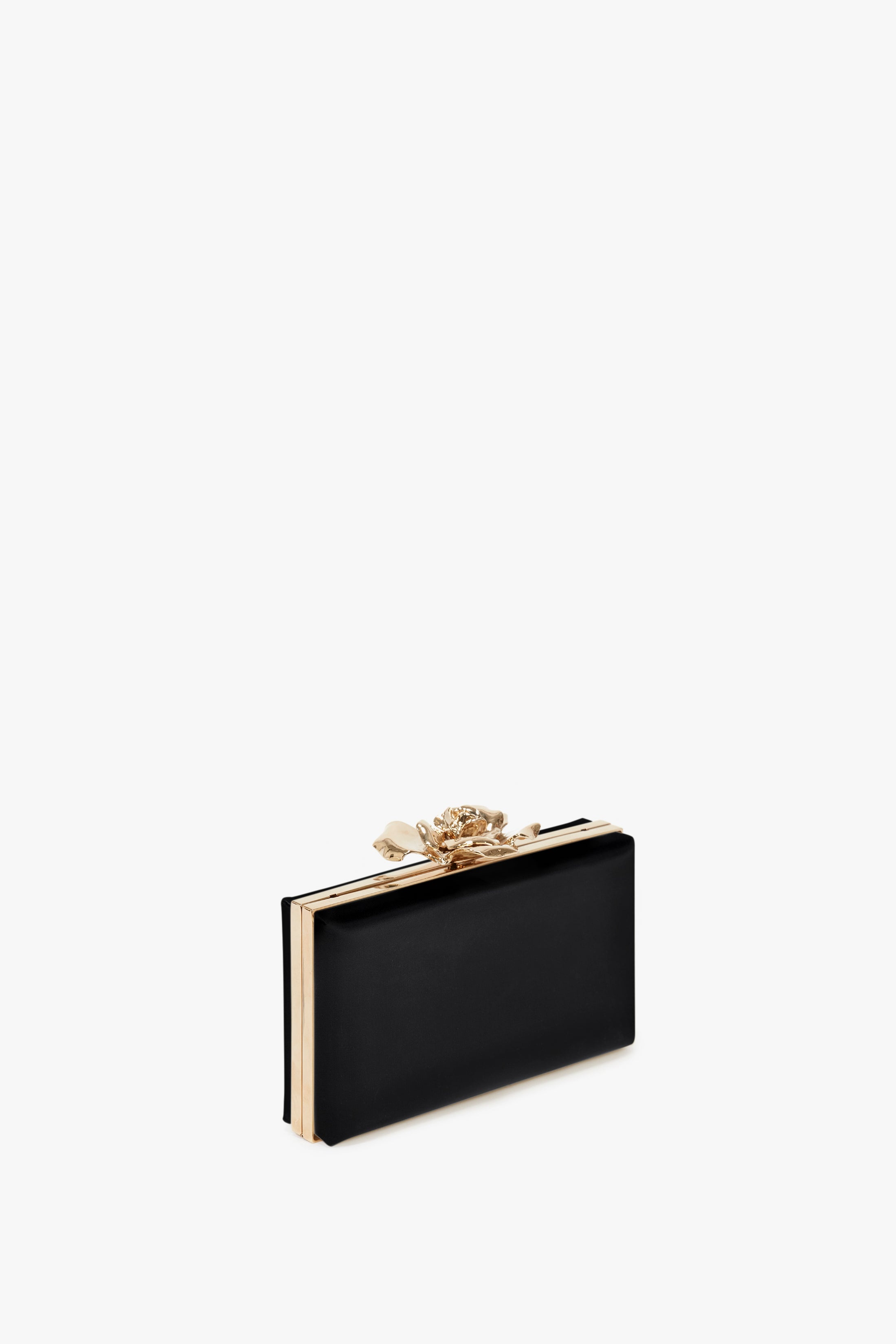 Frame Flower Minaudiere in Black - 3