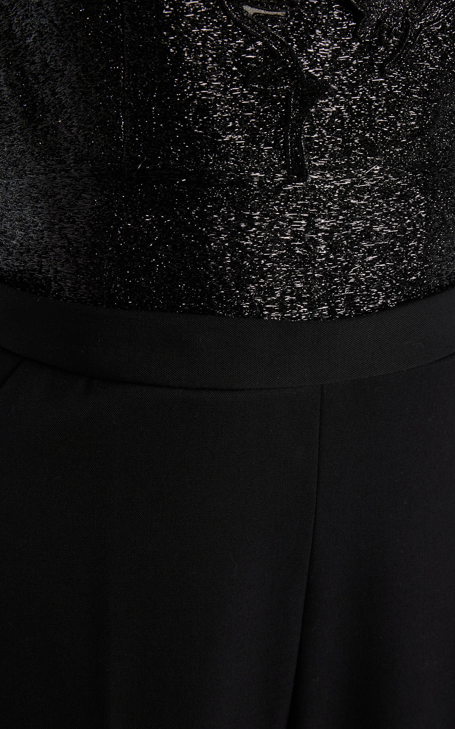 Embroidered Silk Jumpsuit black - 8