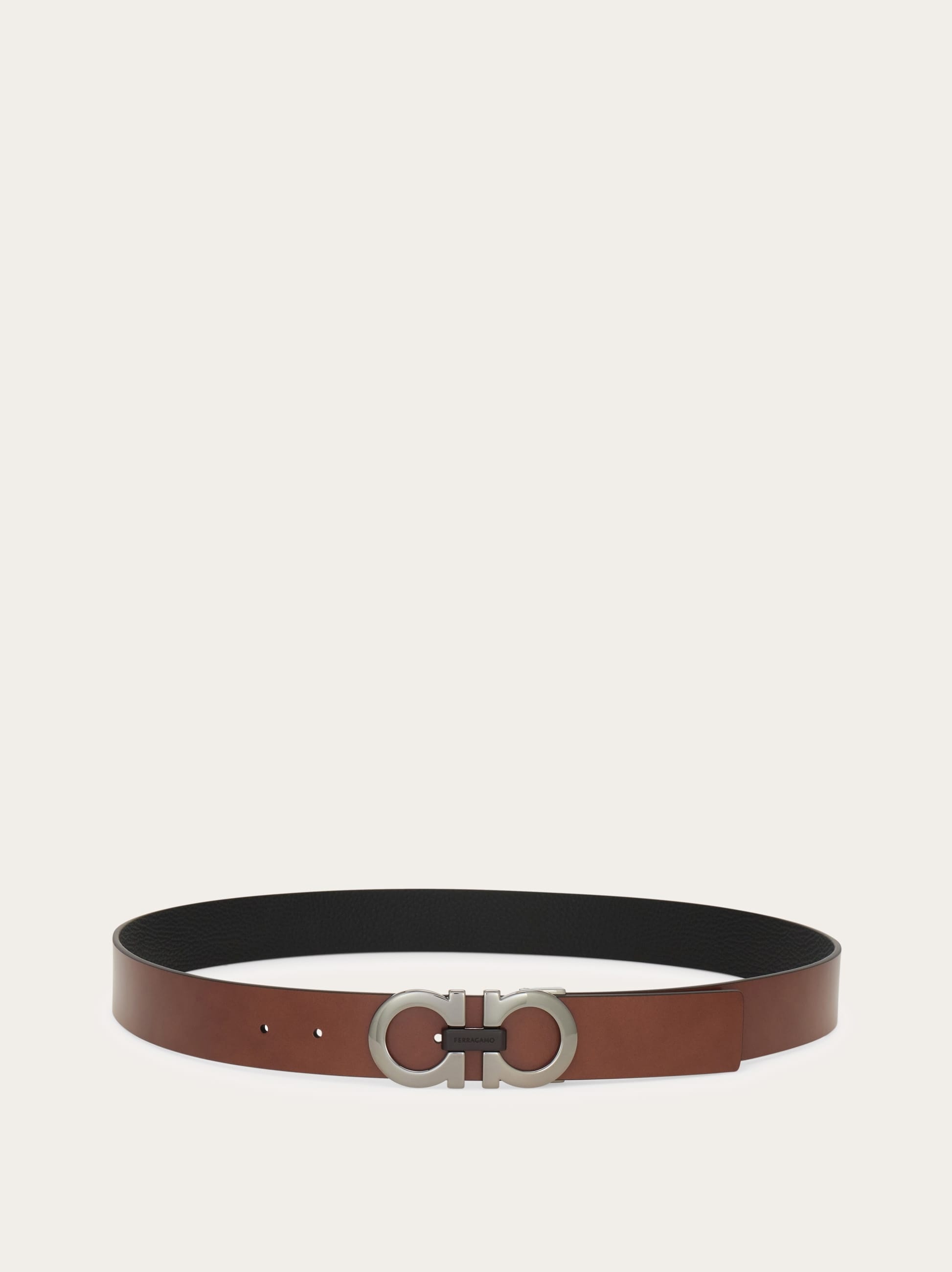 Reversible and adjustable Gancini belt - 3