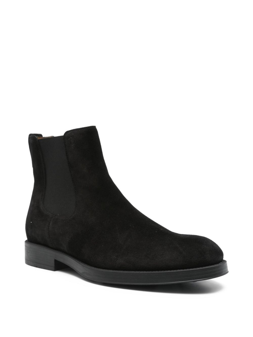 elastic-panel suede chelsea boots - 2