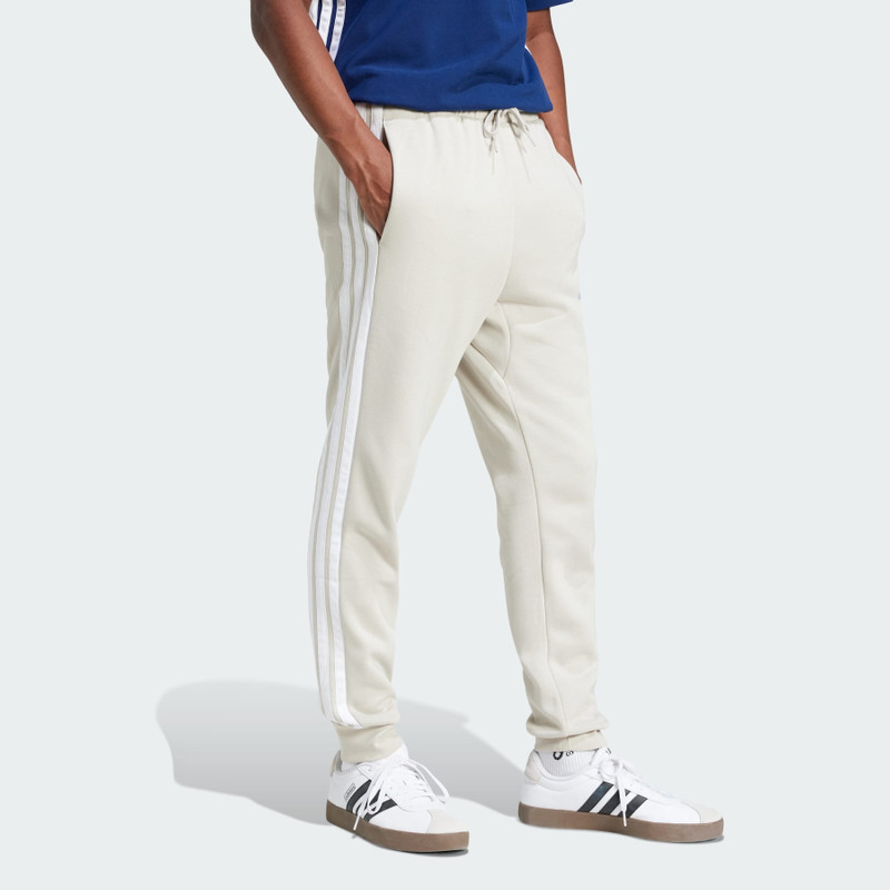 Essentials 3-Stripes Fleece Pants 4