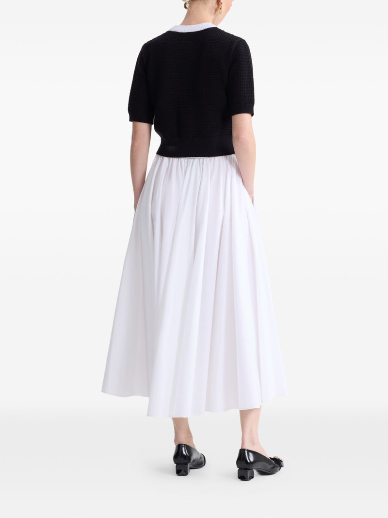 collarless textured top 3