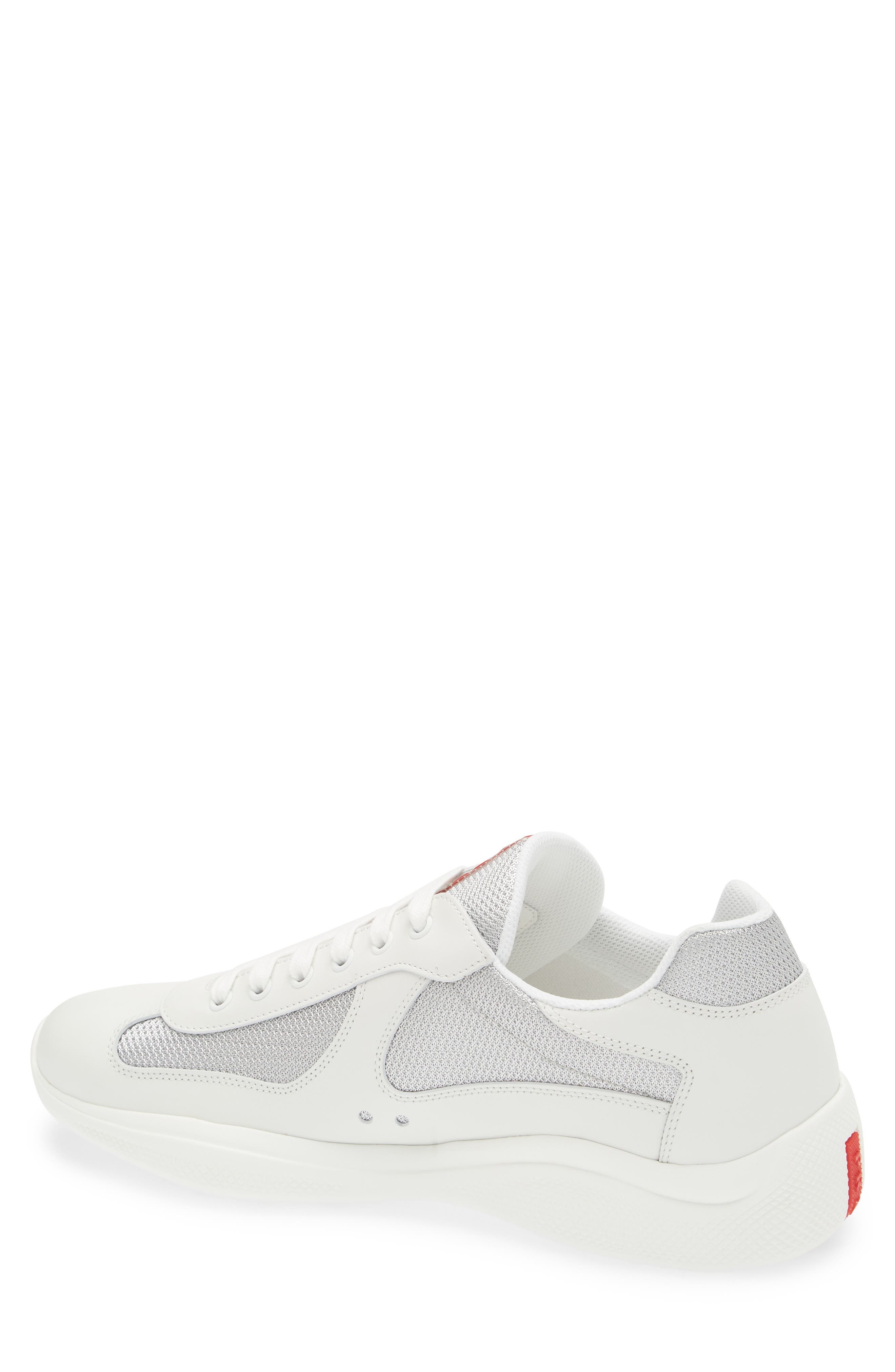 Prada America's Cup Soft Bike Low Top Sneaker in F0J36 - 2