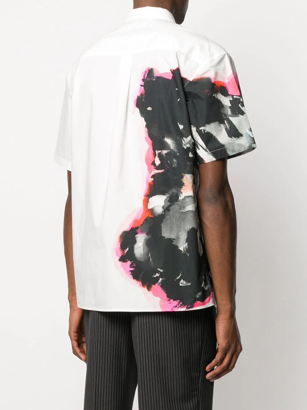 flower print short sleeve shirt - 4