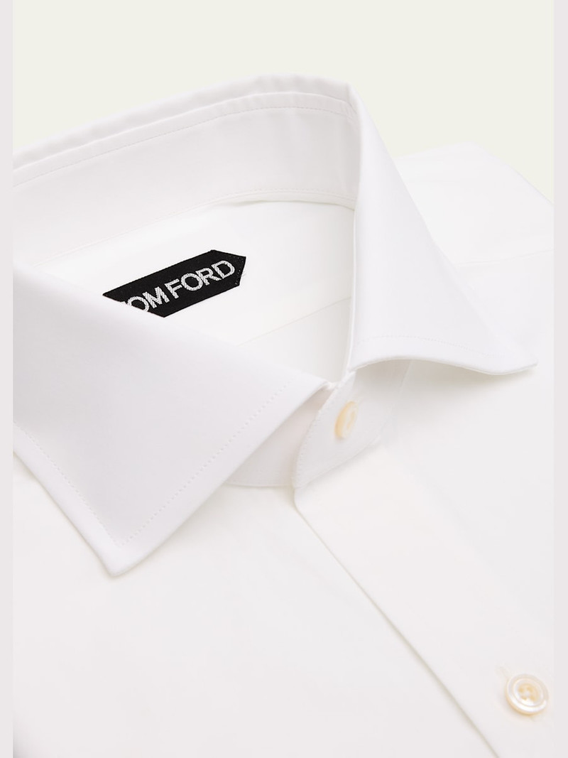 TOM FORD Men's Cotton Slim-Fit Dress Shirt outlook