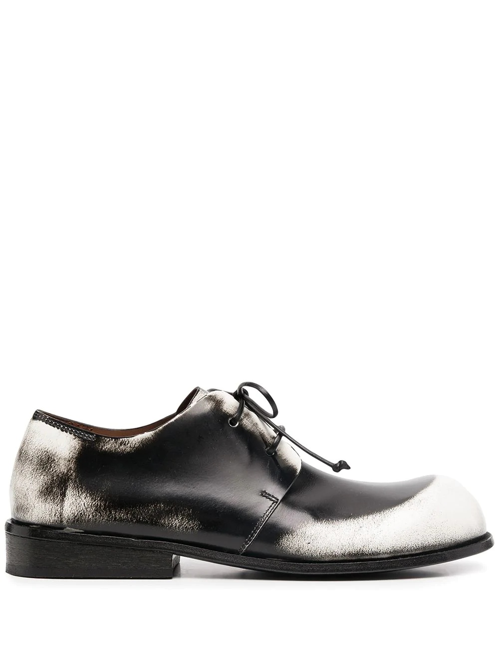 distressed-effect derby shoes - 1