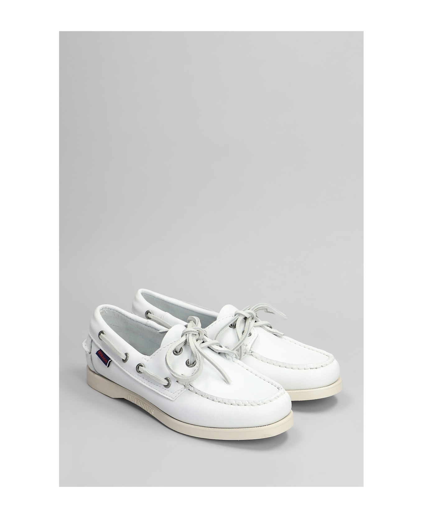 Portland Loafers In White Leather - 2