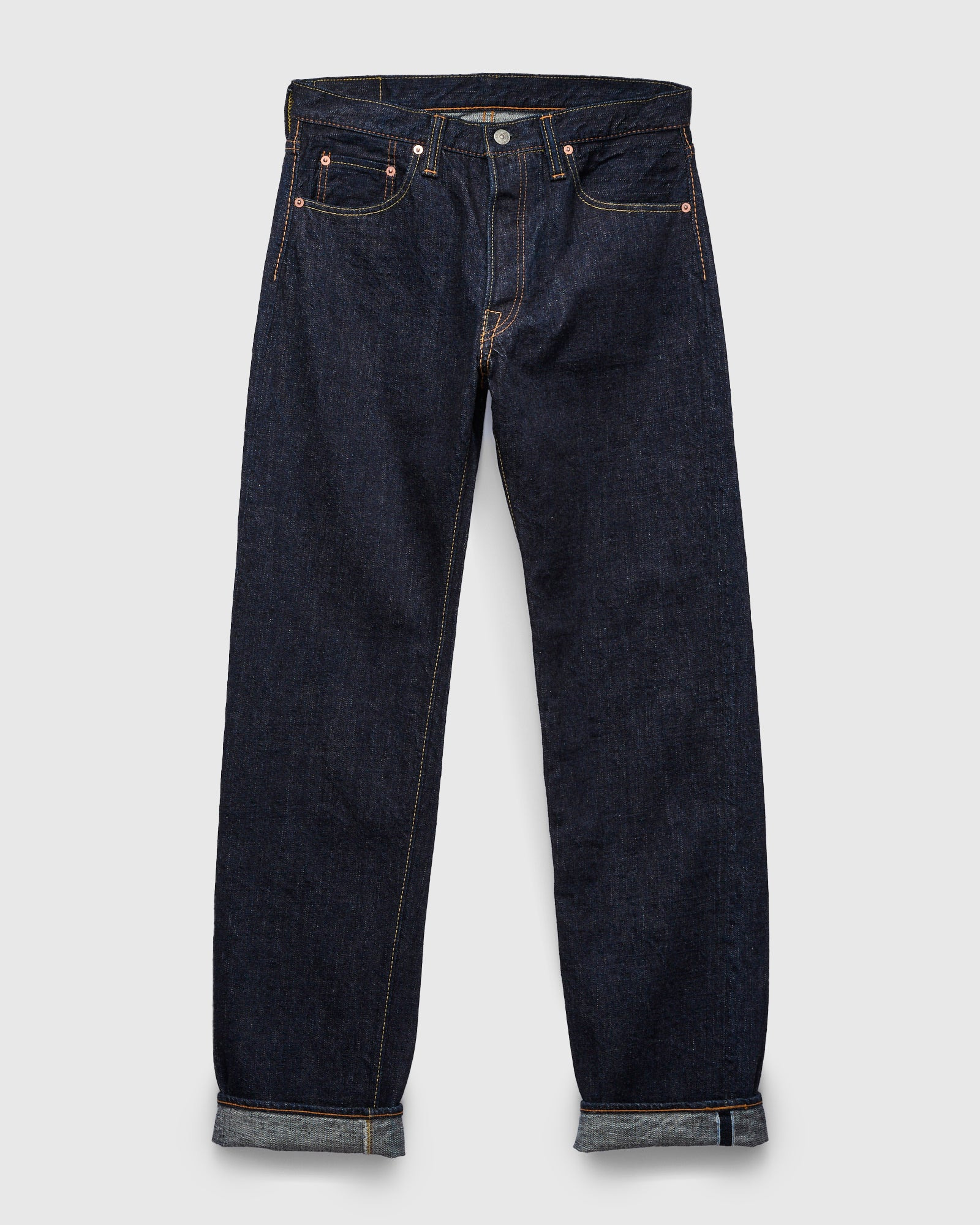 XX-003 14oz Rinsed Selvedge Denim - Regular Straight Fit - 2