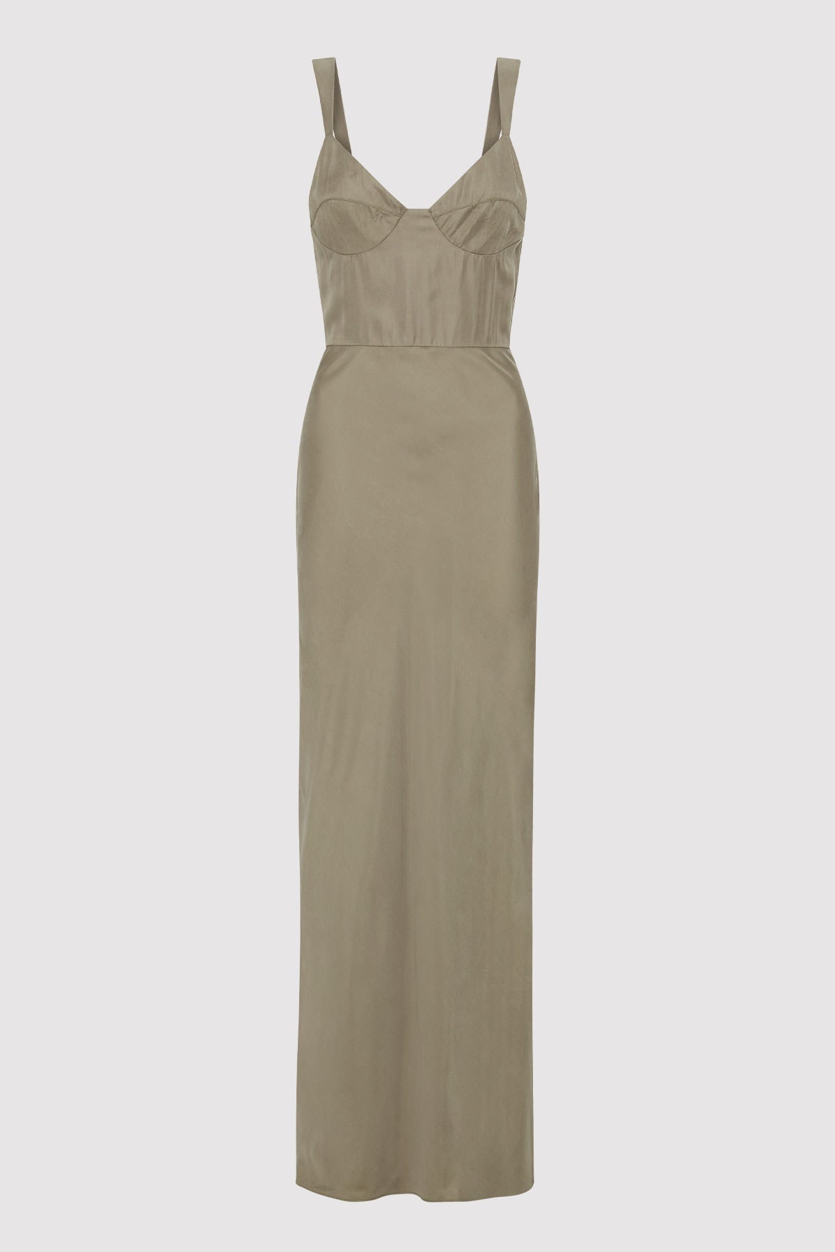 Peignoir Slip Dress - Castor Grey - 4